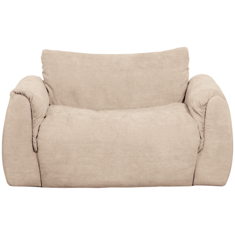 BAGGY LOVESEAT GEWEVEN CHENILLE ZAND