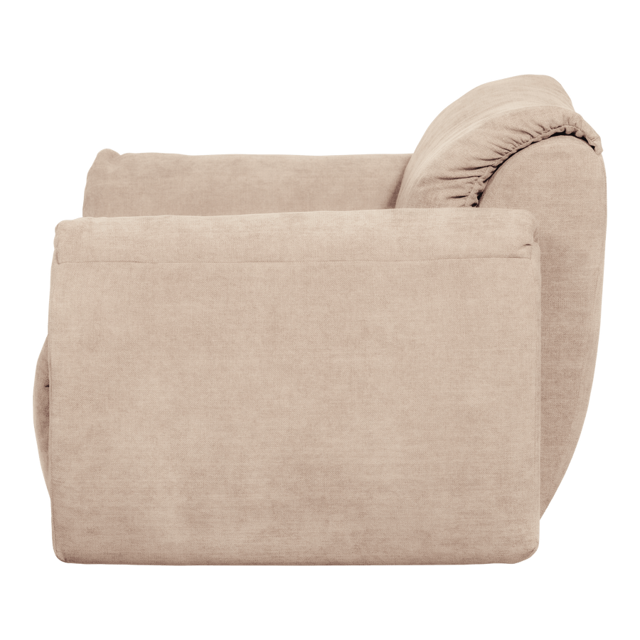 BAGGY LOVESEAT GEWEVEN CHENILLE ZAND