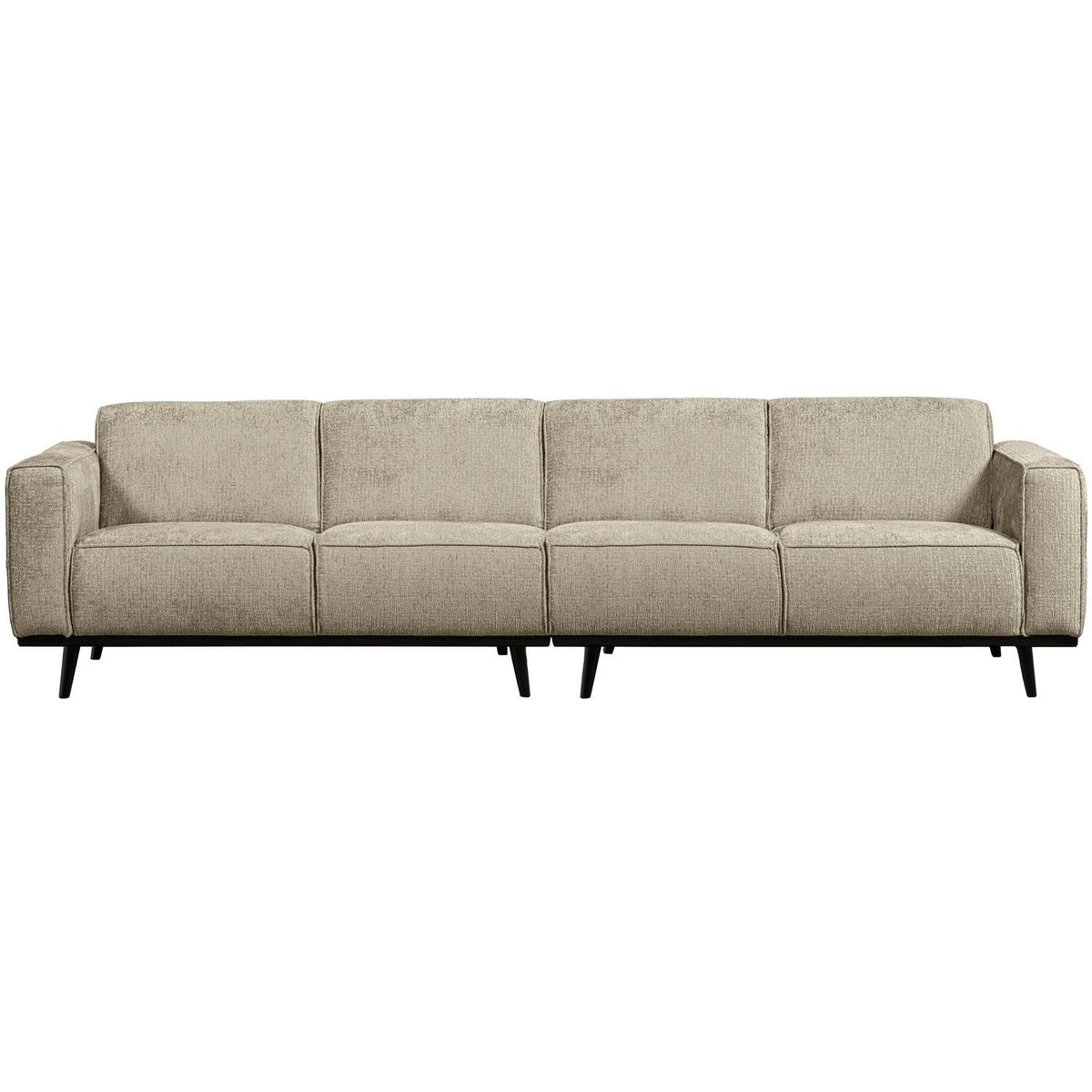 STATEMENT 4-ZITS BANK 280 CM STRUCTURE VELVET WHEATFIELD