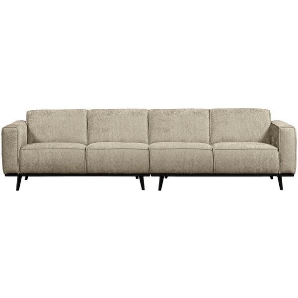 STATEMENT 4-ZITS BANK 280 CM STRUCTURE VELVET WHEATFIELD