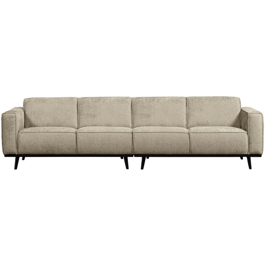 STATEMENT 4-ZITS BANK 280 CM STRUCTURE VELVET WHEATFIELD