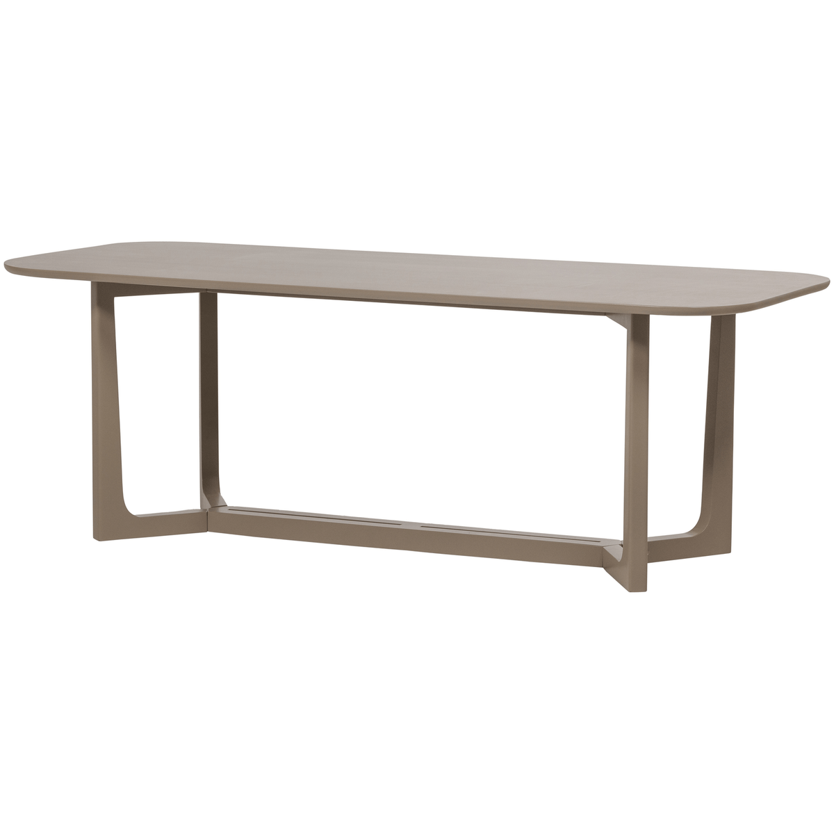 FERION EETTAFEL MANGOHOUT MUD 240X90 CM