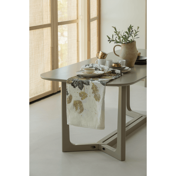 FERION EETTAFEL MANGOHOUT MUD 240X90 CM