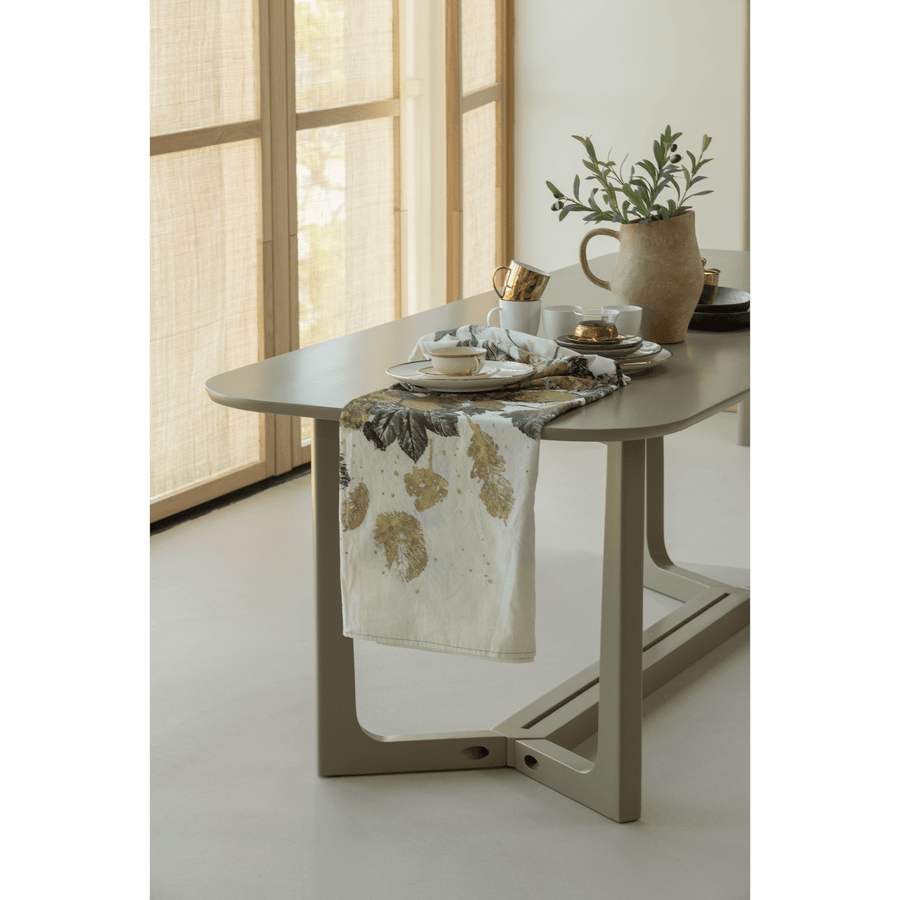 FERION EETTAFEL MANGOHOUT MUD 240X90 CM