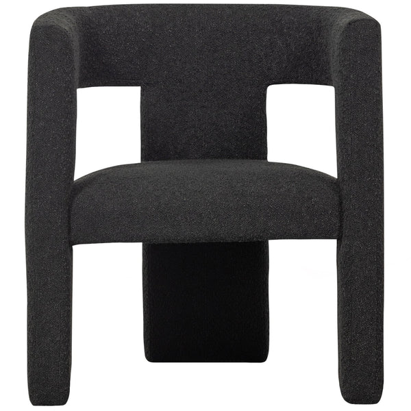 TIWA FAUTEUIL BOUCLE DONKERGRIJS
