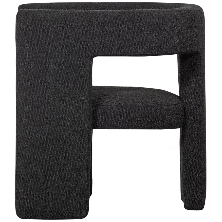 TIWA FAUTEUIL BOUCLE DONKERGRIJS