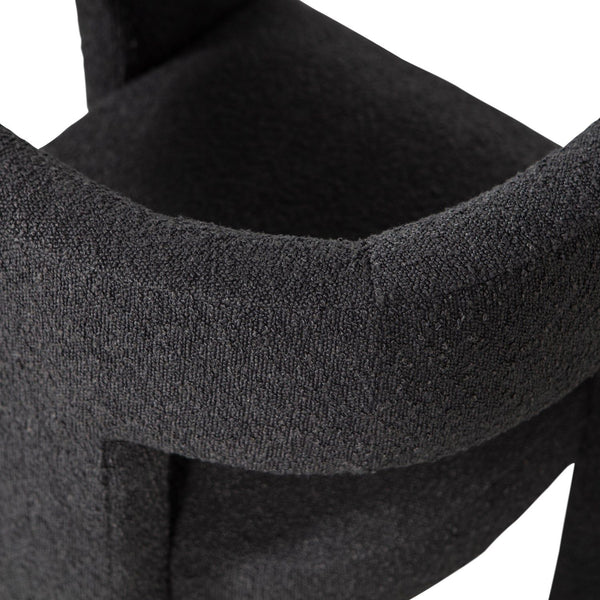 TIWA FAUTEUIL BOUCLE DONKERGRIJS