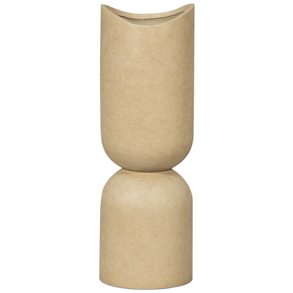 MOSI VAAS/PLANTENPOT FIBER CLAY BEIGE 75XO25 CM