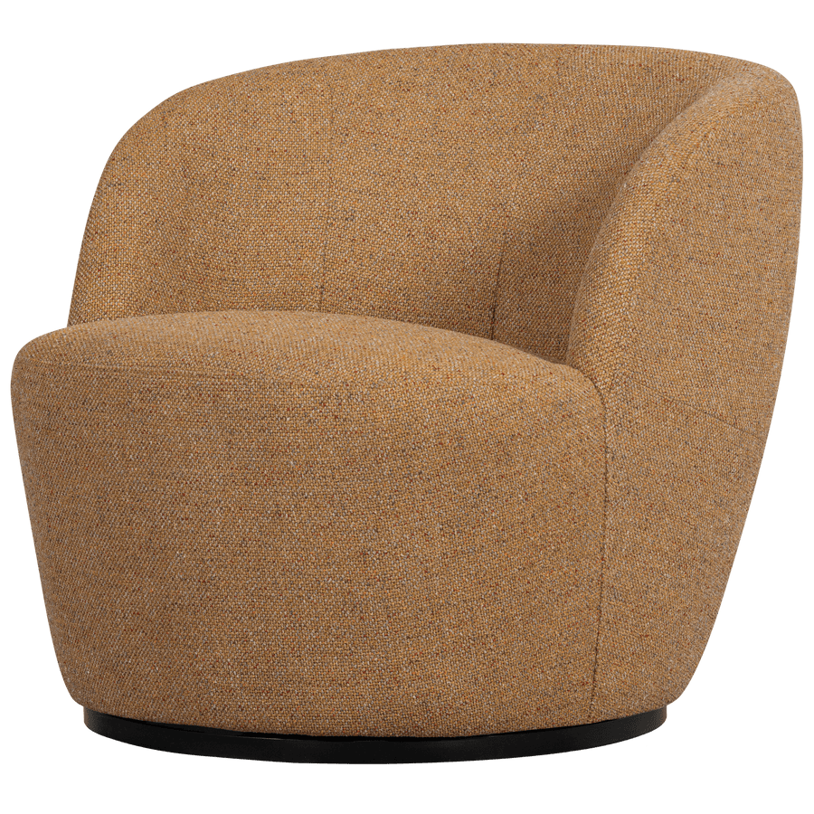 SERRA DRAAIFAUTEUIL GEWEVEN STOF CURRY MELANGE
