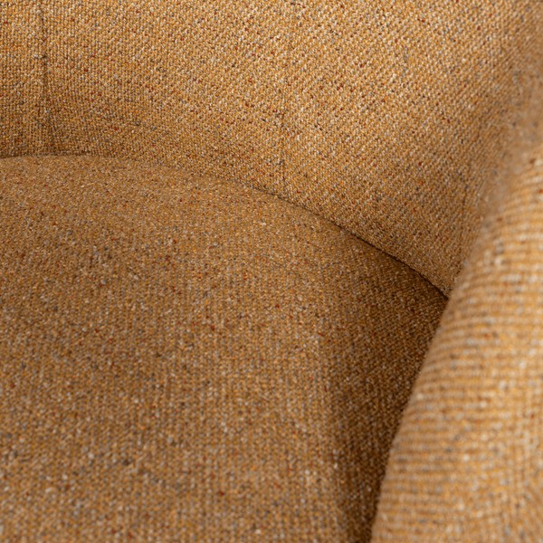 SERRA DRAAIFAUTEUIL GEWEVEN STOF CURRY MELANGE