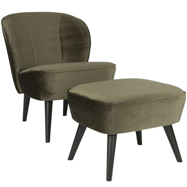 SARA HOCKER OP POTEN VELVET WARM GROEN
