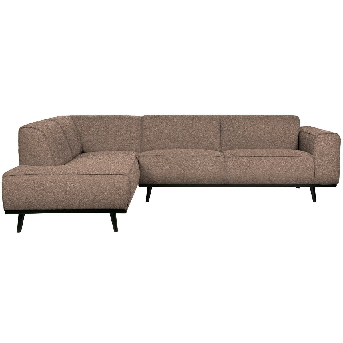 STATEMENT HOEKBANK LINKS BOUCLE NOUGAT
