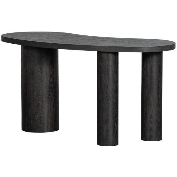 MAAN ORGANISCH SIDETABLE/BUREAU MDF DONKERBRUIN
