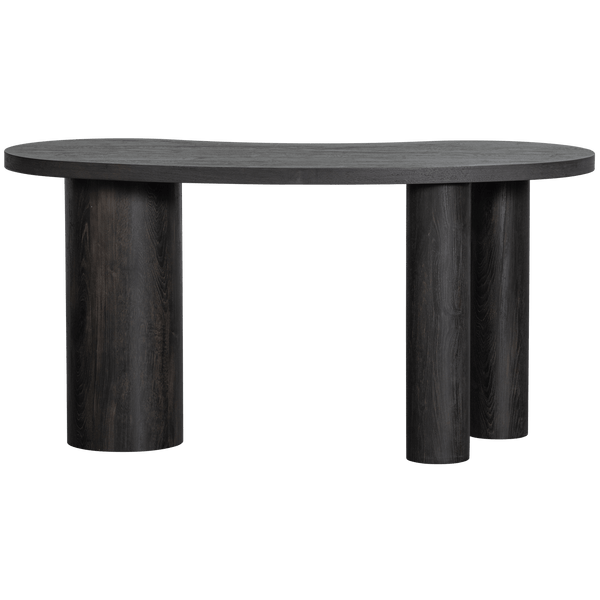 MAAN ORGANISCH SIDETABLE/BUREAU MDF DONKERBRUIN