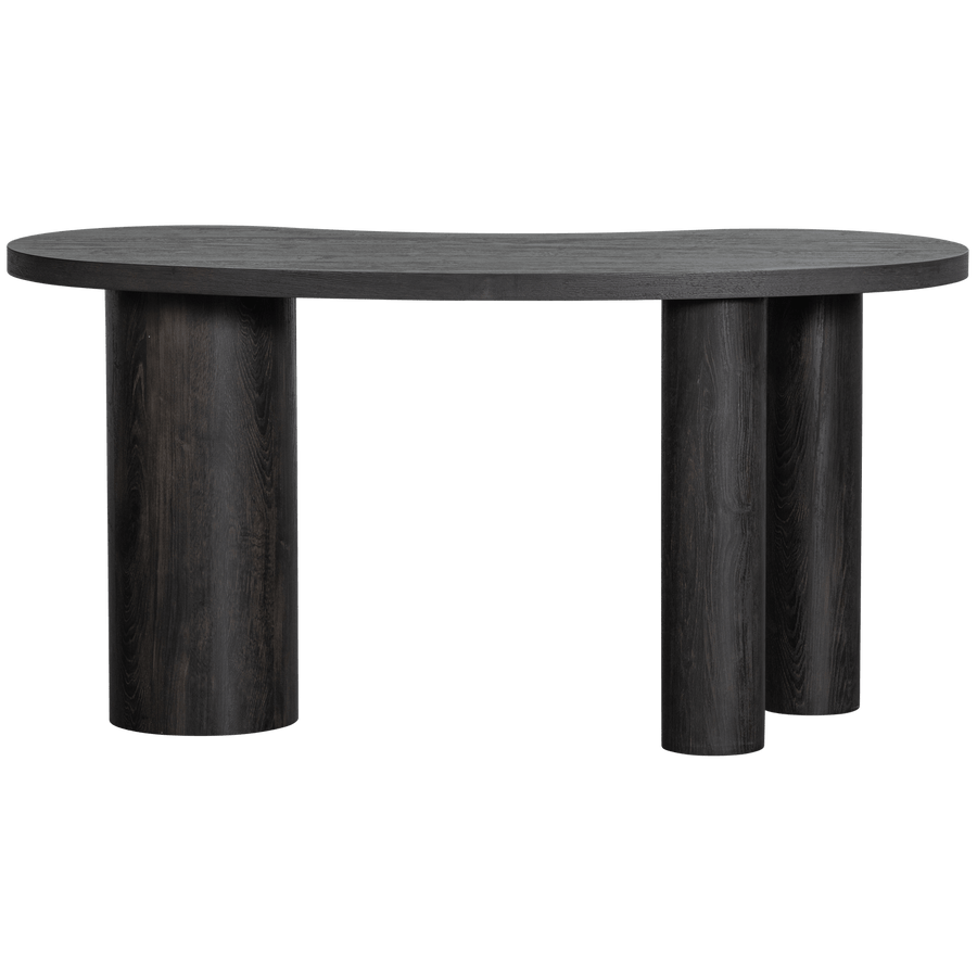 MAAN ORGANISCH SIDETABLE/BUREAU MDF DONKERBRUIN
