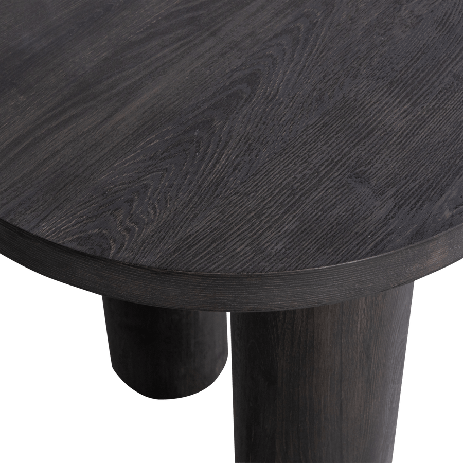 MAAN ORGANISCH SIDETABLE/BUREAU MDF DONKERBRUIN