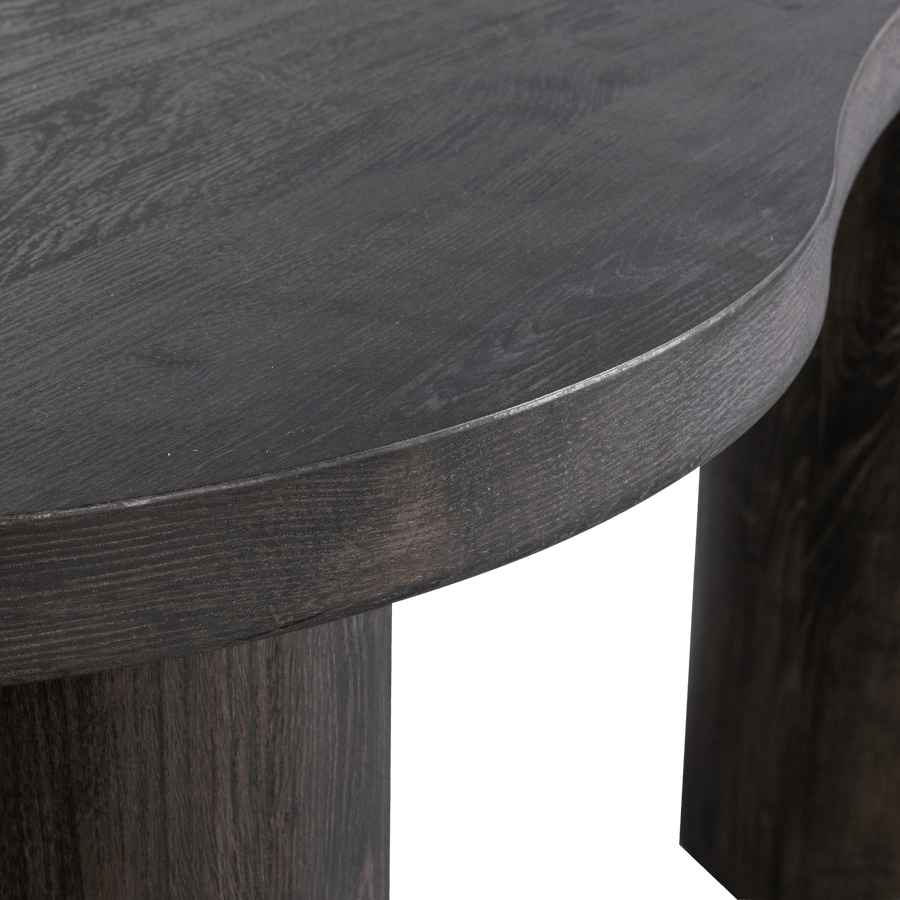 MAAN ORGANISCH SIDETABLE/BUREAU MDF DONKERBRUIN