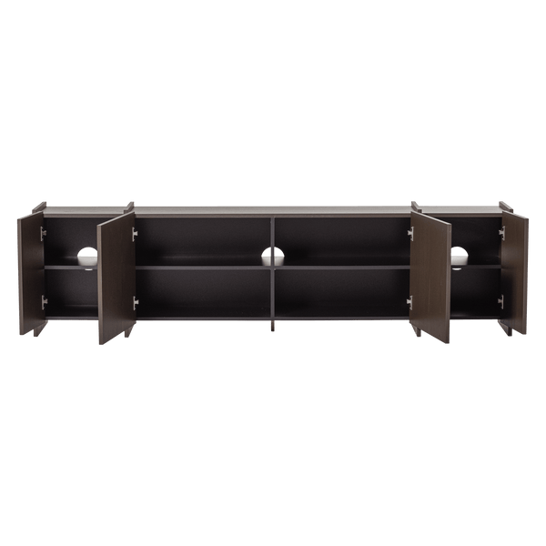 BROCK TV MEUBEL 200 CM ESSEN FINEER MIDDENBRUIN [fsc]