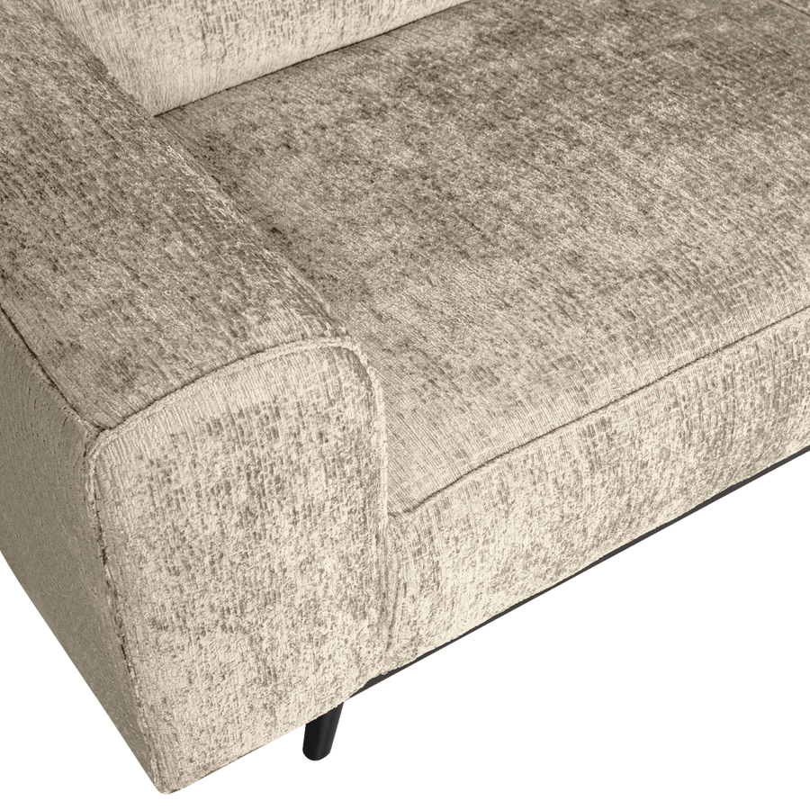STATEMENT HOEKBANK RECHTS STRUCTURE VELVET WHEATFIELD