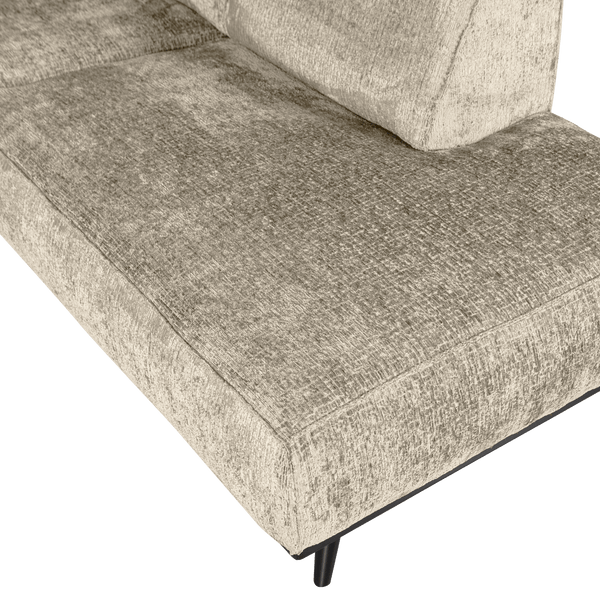 STATEMENT HOEKBANK RECHTS STRUCTURE VELVET WHEATFIELD
