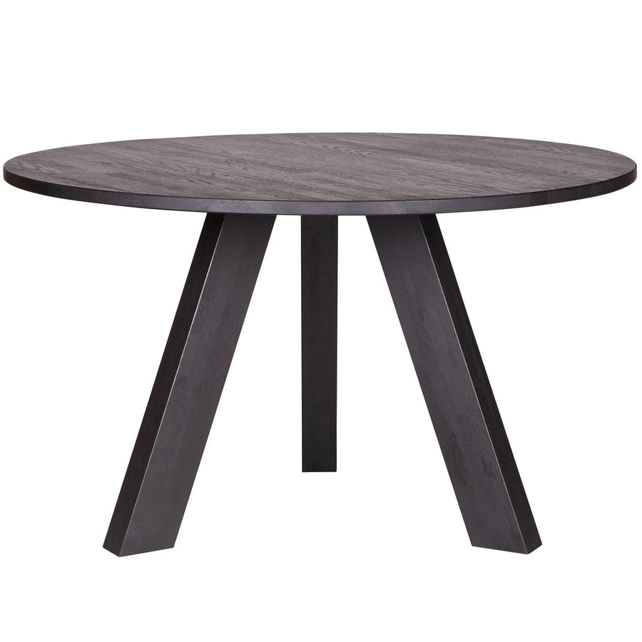 RHONDA EETTAFEL O129 CM EIKEN BLACKNIGHT [fsc]