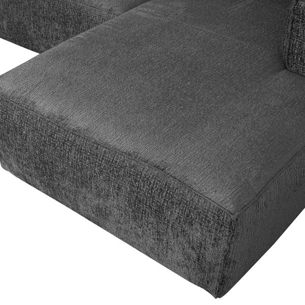 BEAN HOEKBANK RECHTS STRUCTURE VELVET CLOUD SKY