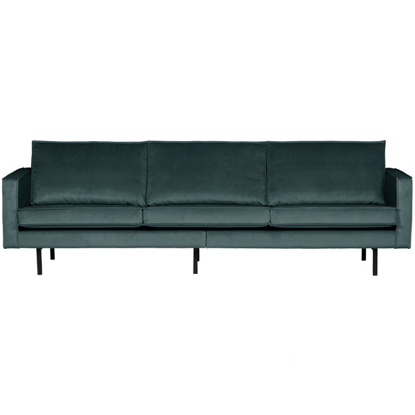 RODEO 3-ZITS BANK VELVET GROENBLAUW