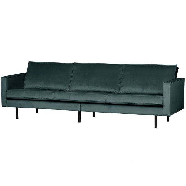 RODEO 3-ZITS BANK VELVET GROENBLAUW