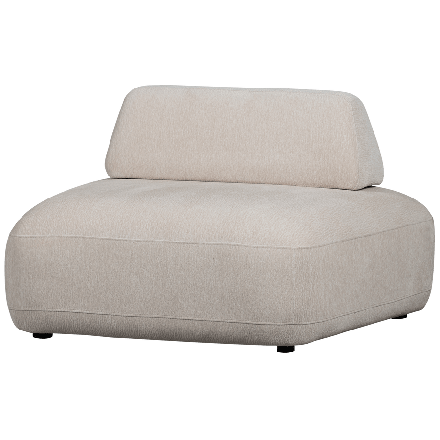 STERCK FAUTEUIL MET VERPLAATSBARE RUGLEUNING ZAND