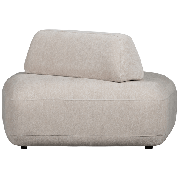 STERCK FAUTEUIL MET VERPLAATSBARE RUGLEUNING ZAND