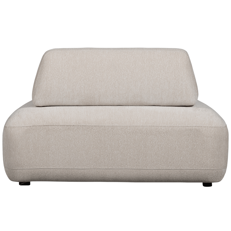 STERCK FAUTEUIL MET VERPLAATSBARE RUGLEUNING ZAND