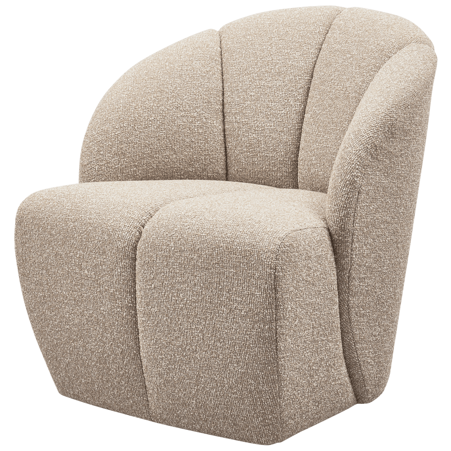 MOJO DRAAIFAUTEUIL BOUCLE BEIGE MELANGE
