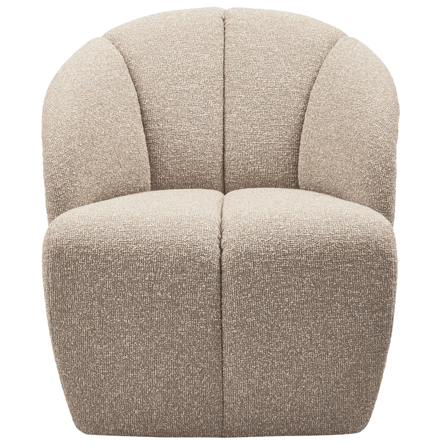 MOJO DRAAIFAUTEUIL BOUCLE BEIGE MELANGE