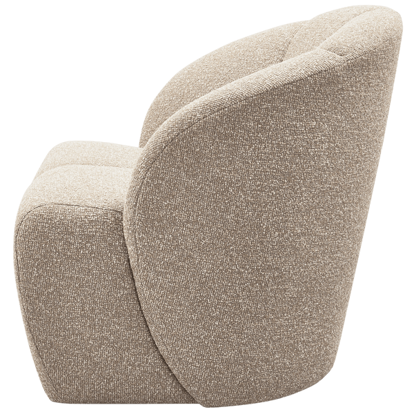 MOJO DRAAIFAUTEUIL BOUCLE BEIGE MELANGE