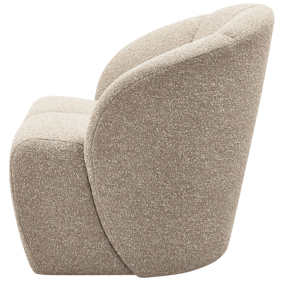 MOJO DRAAIFAUTEUIL BOUCLE BEIGE MELANGE