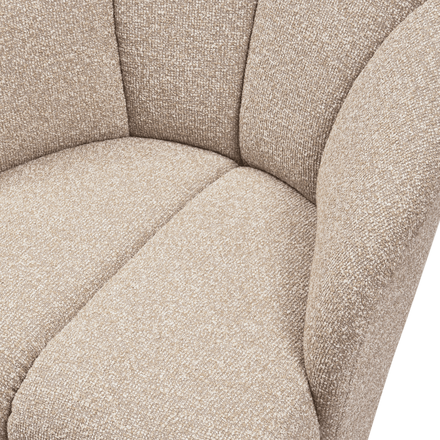 MOJO DRAAIFAUTEUIL BOUCLE BEIGE MELANGE
