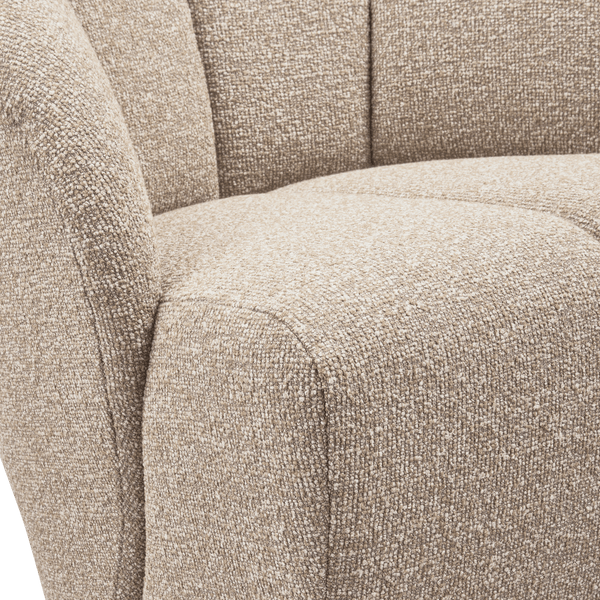 MOJO DRAAIFAUTEUIL BOUCLE BEIGE MELANGE