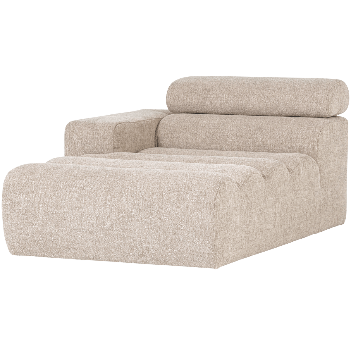 NOVI CHAISE LONGUE ELEMENT ARM LINKS BOUCLE NATUREL