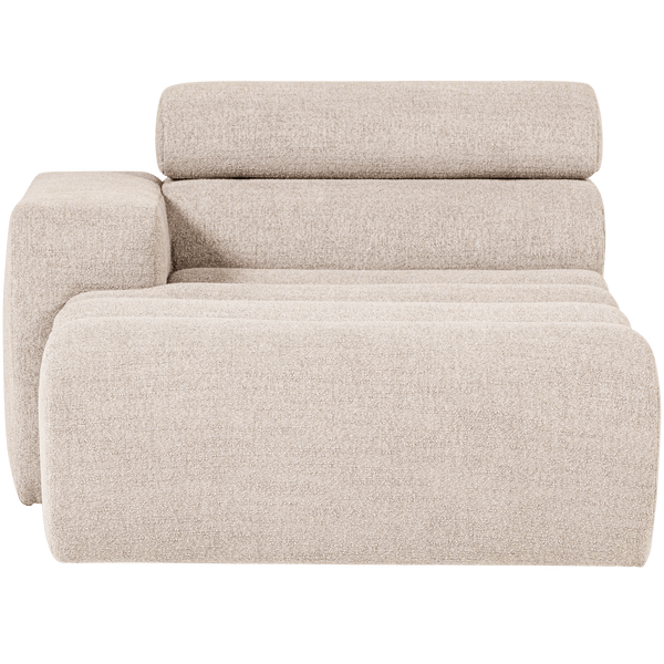 NOVI CHAISE LONGUE ELEMENT ARM LINKS BOUCLE NATUREL