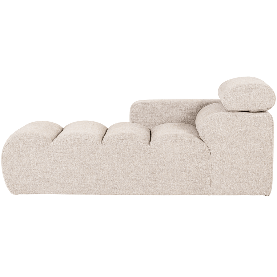 NOVI CHAISE LONGUE ELEMENT ARM LINKS BOUCLE NATUREL