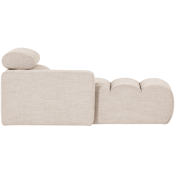 NOVI CHAISE LONGUE ELEMENT ARM LINKS BOUCLE NATUREL