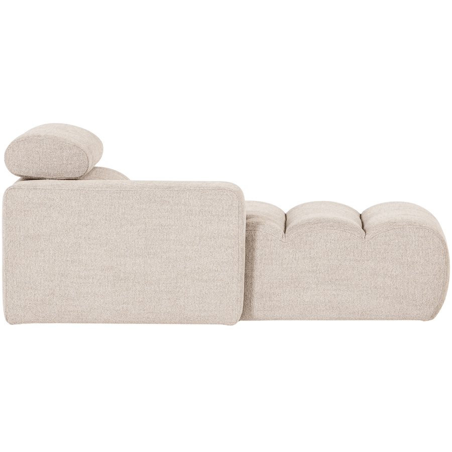 NOVI CHAISE LONGUE ELEMENT ARM LINKS BOUCLE NATUREL