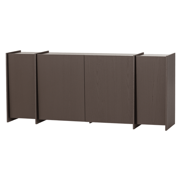 BROCK DRESSOIR 200 CM ESSEN FINEER MIDDENBRUIN [fsc]