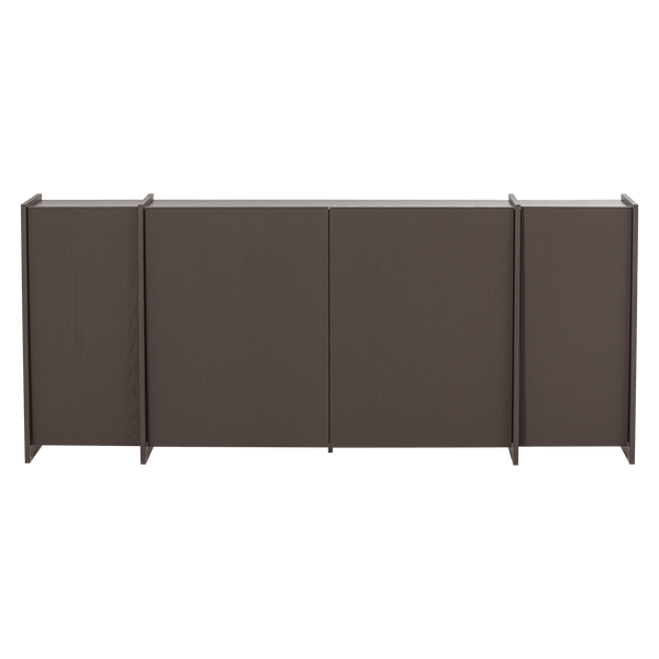 BROCK DRESSOIR 200 CM ESSEN FINEER MIDDENBRUIN [fsc]