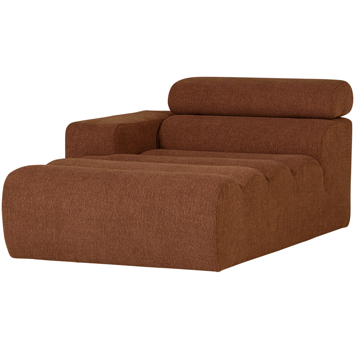 NOVI CHAISE LONGUE ELEMENT ARM LINKS BOUCLE TERRA
