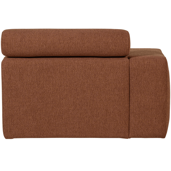 NOVI CHAISE LONGUE ELEMENT ARM LINKS BOUCLE TERRA