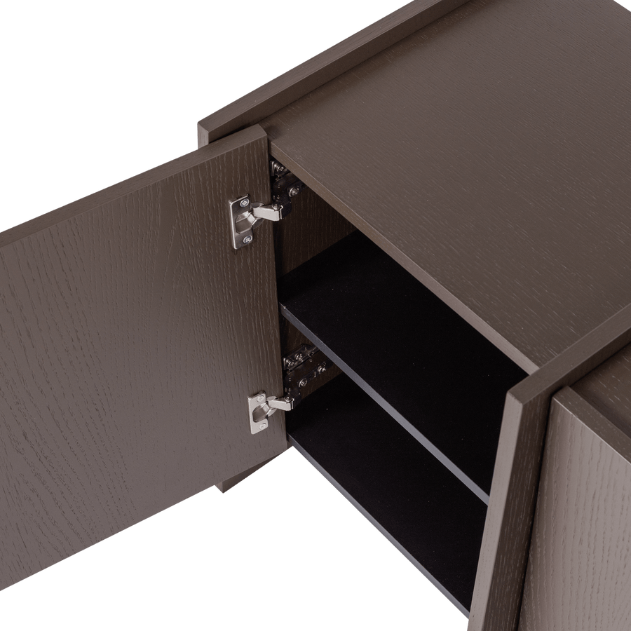 BROCK TV MEUBEL 102 CM ESSEN FINEER MIDDENBRUIN [fsc]