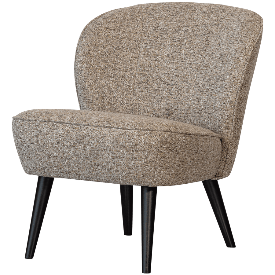 SARA FAUTEUIL GEWEVEN STOF NATUREL MELANGE