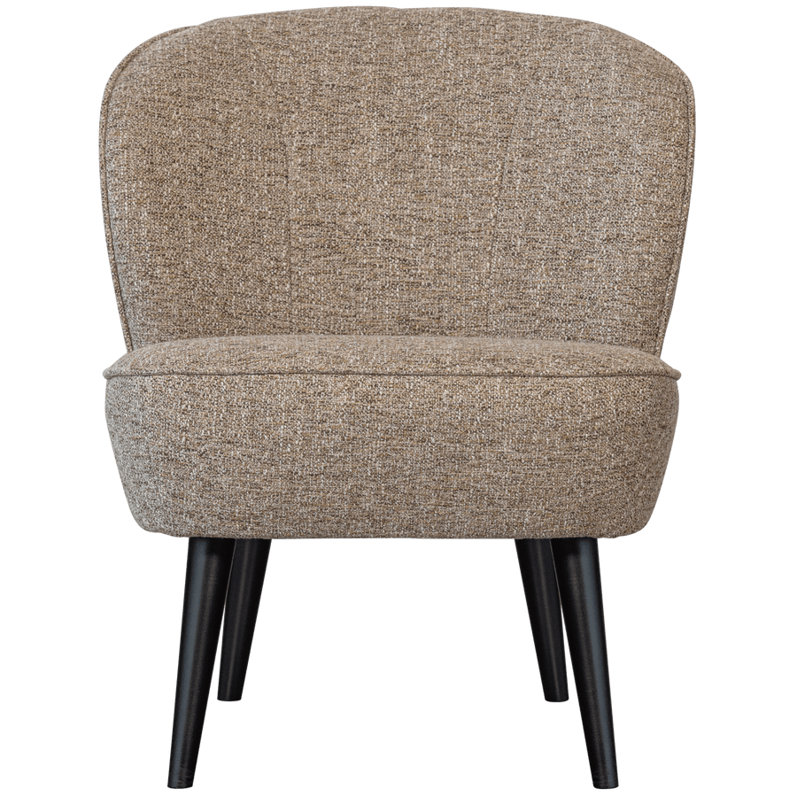 SARA FAUTEUIL GEWEVEN STOF NATUREL MELANGE