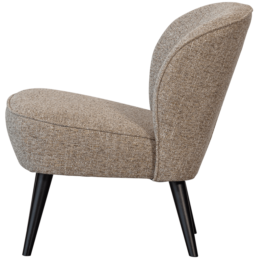 SARA FAUTEUIL GEWEVEN STOF NATUREL MELANGE
